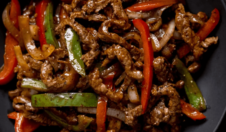 Black Pepper Beef Bento