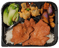Friday Special: Fried Fish Fillet with Garlic Sauce Bento (Available on Friday)