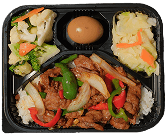 Scallion Beef Bento